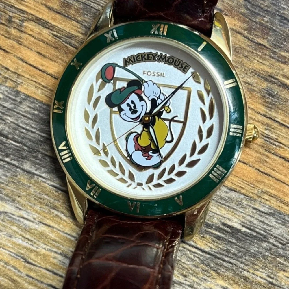 Fossil Disney Mickey Mouse Limited Edition Watch LI-1559 #5501/10000 Not Running